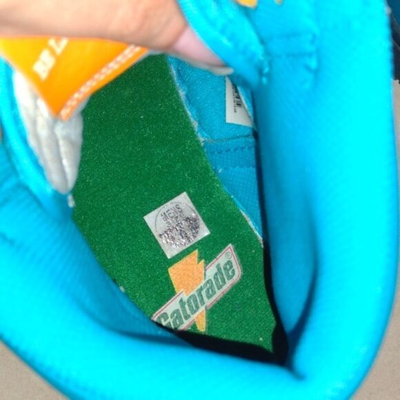 Rare Air Jordan 1 Retro High Top Sneaker Gatorade Blue Lagoon size 8.5 - Picture 8 of 14